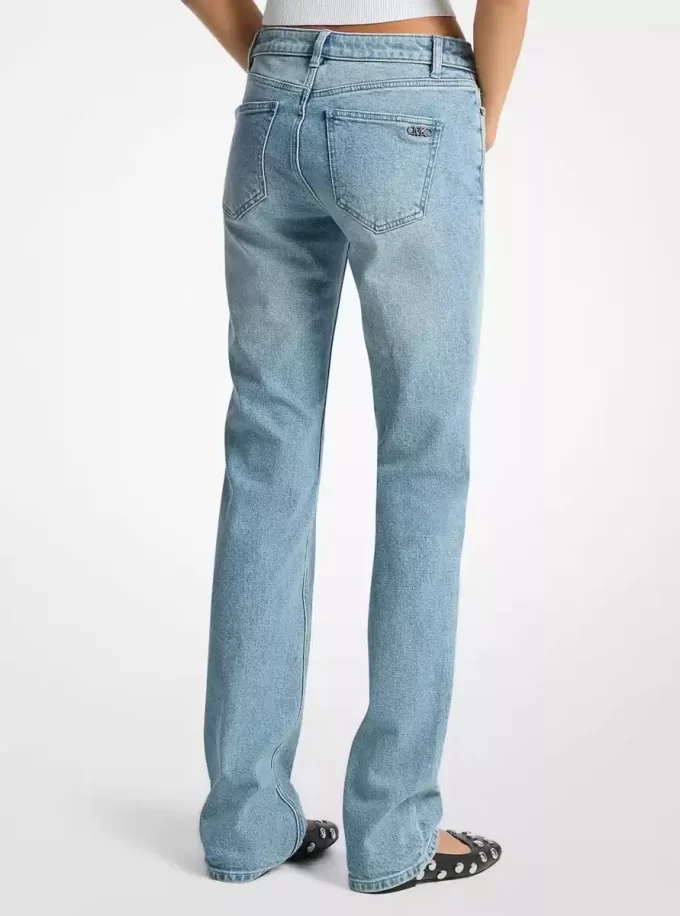 Stretch Denim Cigarette Jeans
