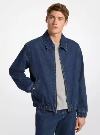 Stretch Denim Shirt Jacket