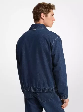 Stretch Denim Shirt Jacket