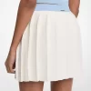 Stretch Knit Pleated Mini Skirt Stretch Knit Pleated Mini Skirt