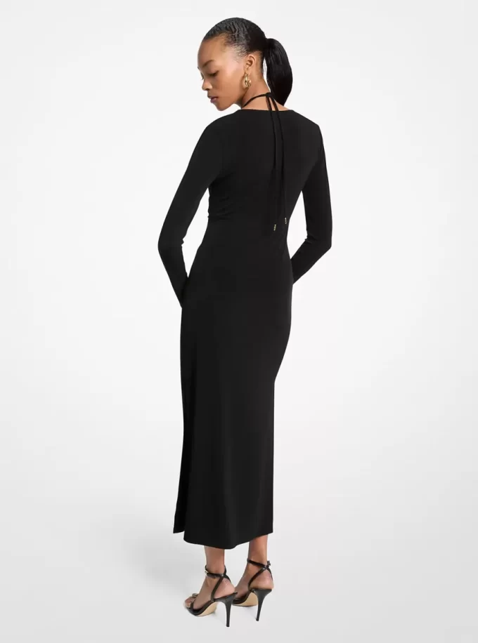 Stretch Matte Jersey Midi Dress Stretch Matte Jersey Midi Dress
