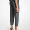 Stretch Wool Cropped Pants