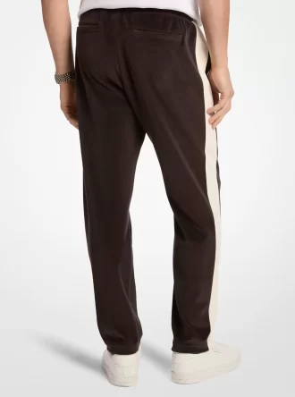 Stripe Velour Joggers