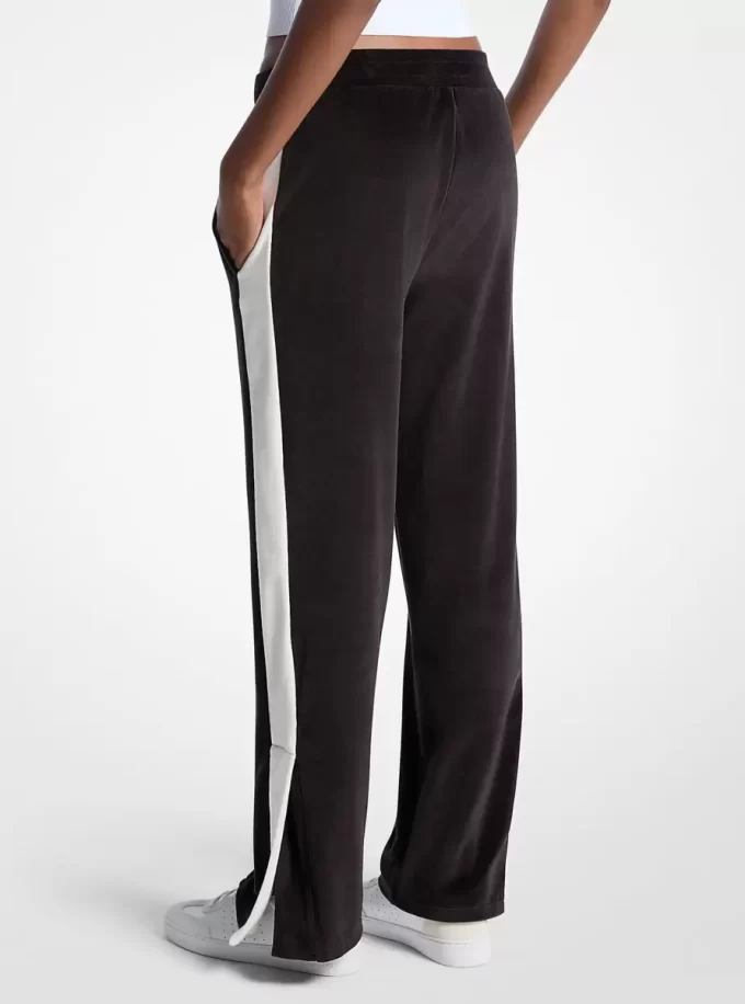 Stripe Velour Track Pants Stripe Velour Track Pants