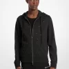 Studded Cotton Blend Hoodie