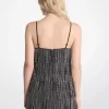 Studded Fringe Slip Dress Studded Fringe Slip Dress