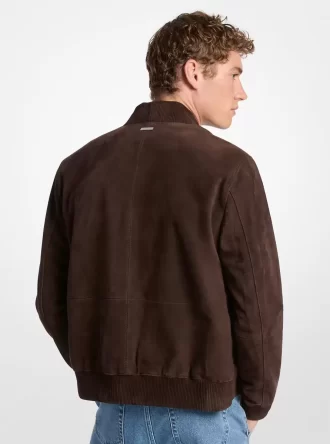 Suede Bomber Jacket