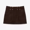 Suede Mini Skirt
