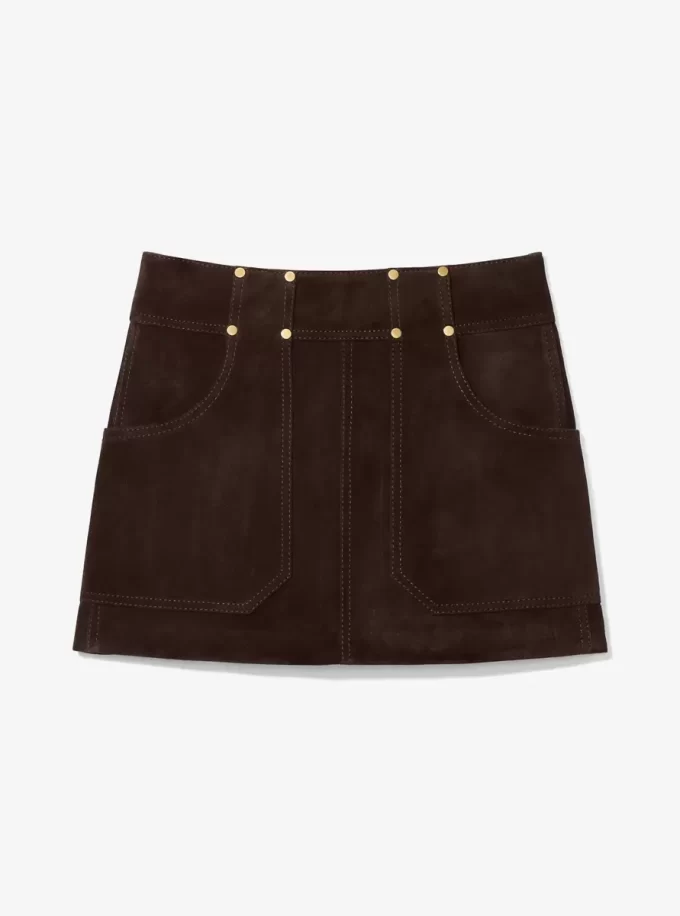 Suede Mini Skirt