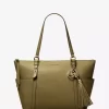 Sullivan Large Saffiano Leather Top-Zip Tote Bag