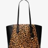 Taryn Large Leopard Print Calf Hair Tote Bag