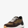 Trevor Leather and Corded Twill Trainer