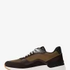 Trevor Leather and Corded Twill Trainer