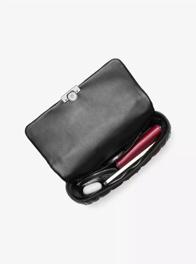 Tribeca Large Quilted Leather Shoulder Bag Tribeca Large Quilted Leather Shoulder Bag