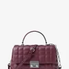 Tribeca Medium Quilted Leather Satchel