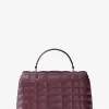 Tribeca Medium Quilted Leather Satchel