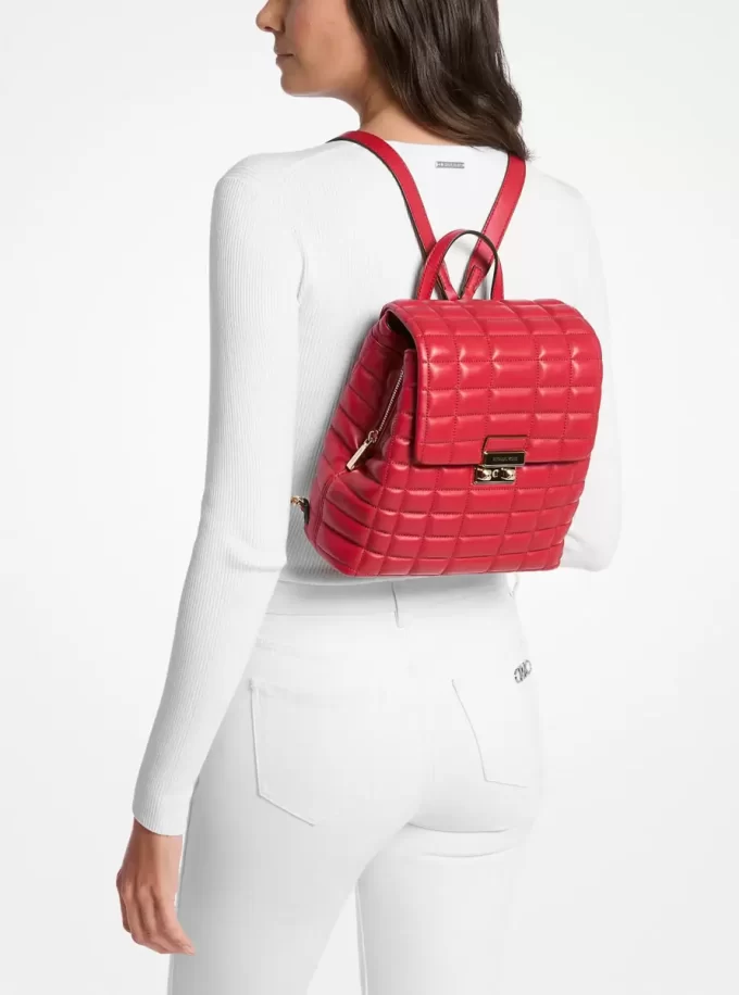 Tribeca Small Quilted Leather Backpack Tribeca Small Quilted Leather Backpack