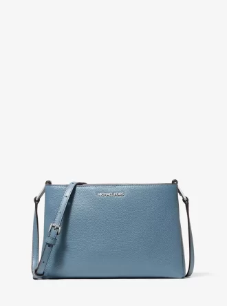 Trisha Medium Pebbled Leather Crossbody Bag