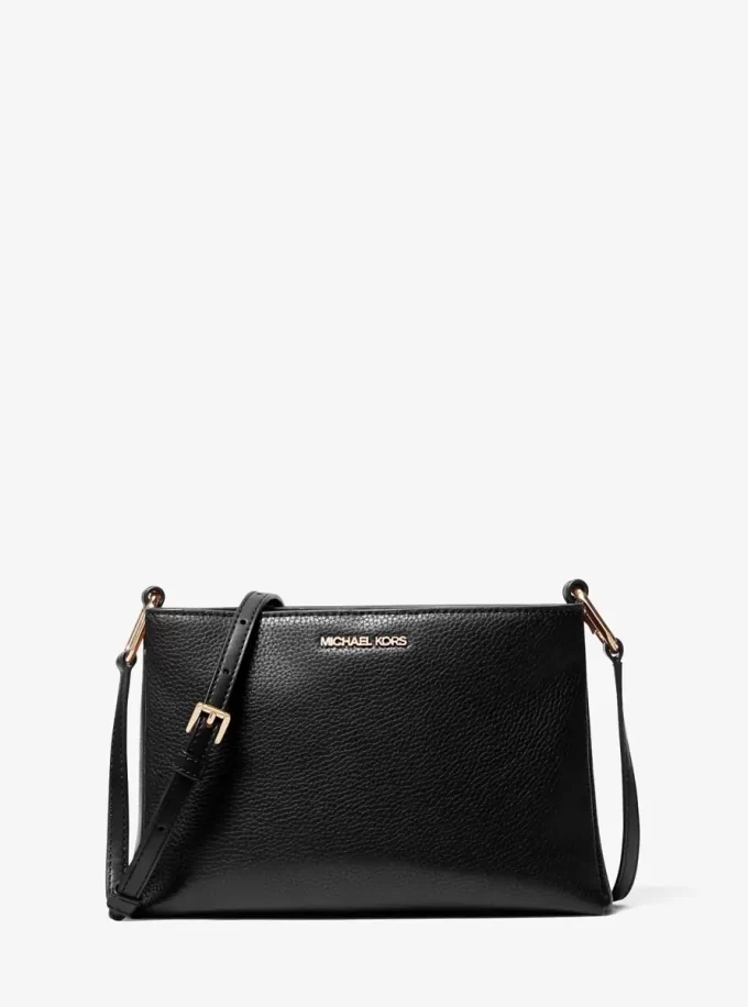 Trisha Medium Pebbled Leather Crossbody Bag Trisha Medium Pebbled Leather Crossbody Bag