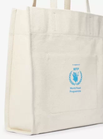 Watch Hunger Stop Recycled Cotton Canvas Tote Bag Watch Hunger Stop Recycled Cotton Canvas Tote Bag