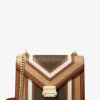 Whitney Medium Color-Block and Signature Logo Shoulder Bag