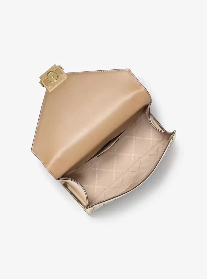 Whitney Medium Embellished Metallic Shoulder Bag Whitney Medium Embellished Metallic Shoulder Bag