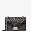 Whitney Medium Signature Logo and Leopard Print Calf Hair Shoulder Bag Whitney Medium Signature Logo and Leopard Print Calf Hair Shoulder Bag