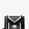 Whitney Medium Signature Logo and Metallic Shoulder Bag Whitney Medium Signature Logo and Metallic Shoulder Bag