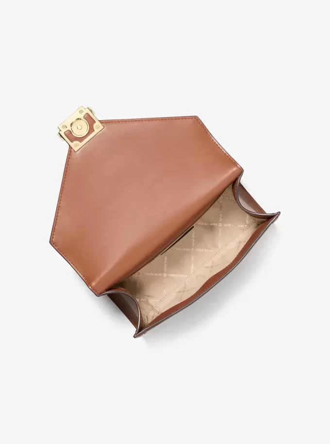 Whitney Medium Signature Logo and Metallic Shoulder Bag Whitney Medium Signature Logo and Metallic Shoulder Bag