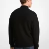 Wool Blend Quarter-Zip Sweater