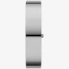 Yazmeen Silver-Tone Bangle Watch